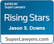 Rising Star Award for Jason Downs from Super Lawyers